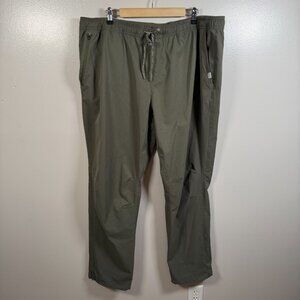 L.L.Bean Multisport Pants Mens Size XXL Green Performance Hiking Athletic Active